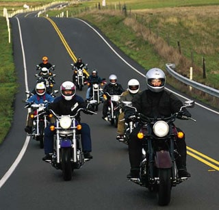 Group Motorcycle Riding 3